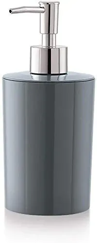 Rangwell Handwash Liquid Soap Dispenser | Unbreakable | Opaque | (Grey)-thumb1