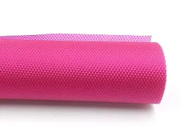 Rangwell Multipurpose Textured Anti-Slip Eva Mat for Fridge, Bathroom, Kitchen, Drawer, Shelf Liner (Pink, 45x500)-thumb2