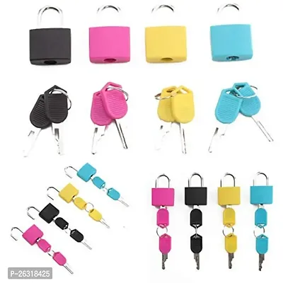 Rangwell Multicolor Luggage Lock (Set of 4)