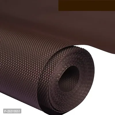 Rangwell Multipurpose Useful Anti-Slip Mat Size 45X125cm (Mat Roll, Brown) Anti Slip Grip Mat, Non Slip Liner, Skid Resistant Mat(Brown, 45x125)-thumb0