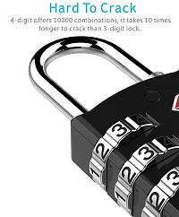 BMG Metal TSA 4 Digit Painted Luggage Lock (Multicolour)-thumb3