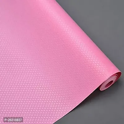 Rangwell EVA Anti Slip Mat/Sheet for Fridge, Bathroom, Kitchen, Drawer, Shelf Liner (Pink, 45x300)-thumb0