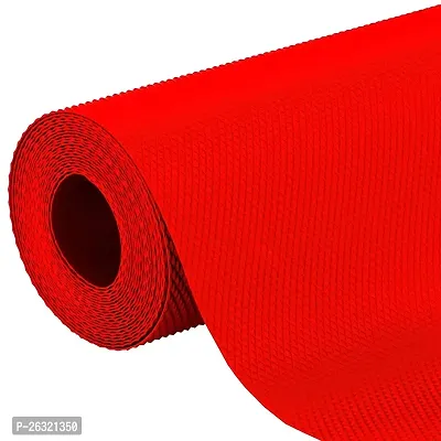 Rangwell Multipurpose Useful Anti-Slip Mat Size 45X500cm (5 Meter Roll, Red) Anti Slip Grip Mat, Non Slip Liner, Skid Resistant Mat(Red, 45x500)