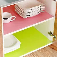 Rangwell EVA Anti Slip Mat/Sheet for Fridge, Bathroom, Kitchen, Drawer, Shelf Liner (Pink, 45x300)-thumb1