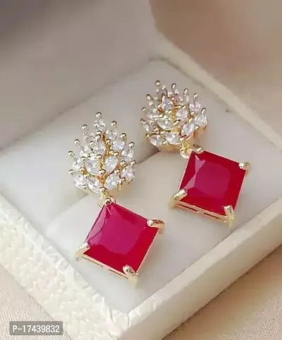 Stylish Fancy Designer Alloy Drop Earrings For Women-thumb0