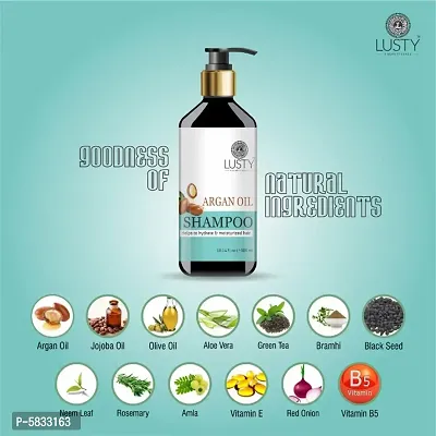 LUSTY A BEAUTY SENSE Argan Oil Hair Shampoo 300ml-thumb2