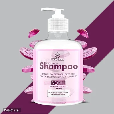 Nuatrafol Red Onion Shampoo for Hair Regrowth  Hair Fall Control -500ml-thumb0