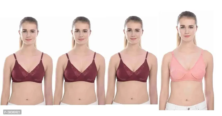 Womens Bra Best Selling, Regular Bra, Daily Use Pack of 4