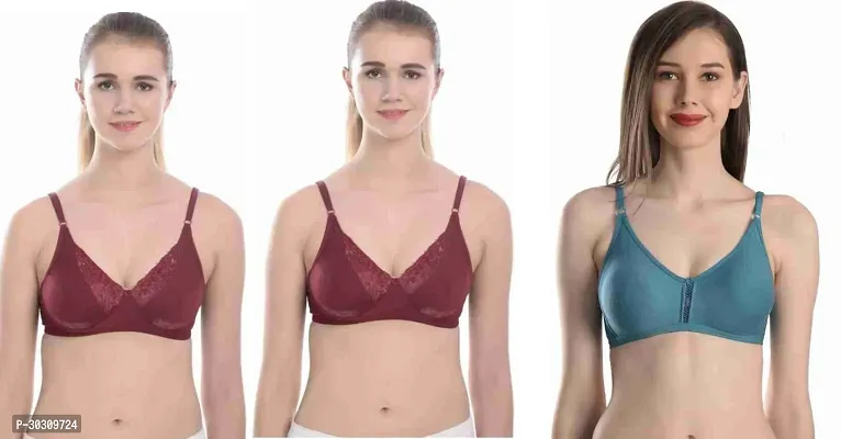 Womens Bra Best Selling, Regular Bra, Daily Use Pack of 3