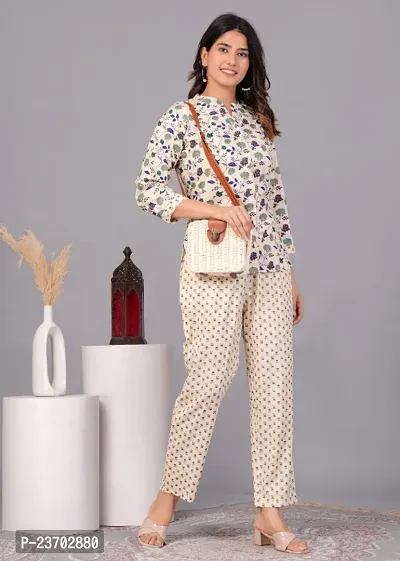 Fancy Rayon Printed Kurta Co-ord Set