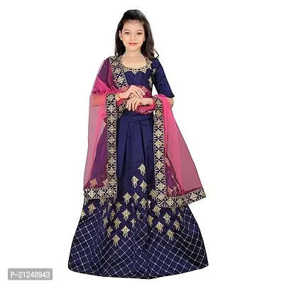 Buy FLENSIRA Stylish Maroon Embroidered Net Lehenga Choli Set With Dupatta  For Girls (12-13 Years) Online at Best Prices in India - JioMart.