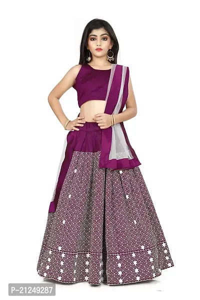 Buy FULPARI Girls Lehenga Choli Ethnic Wear Embroidered Lehenga Choli and  Dupatta Set ( Light Blue ) Online at Best Prices in India - JioMart.