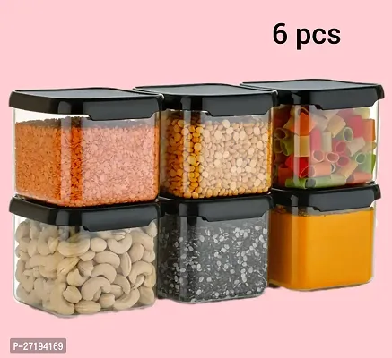 Air Tight Plastic Storage Containers For Kitchen Set Of 6-thumb0