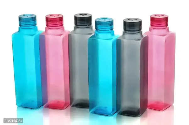 Leakproof Bpa Toxic Free Water Bottle Pack Of 6-thumb0