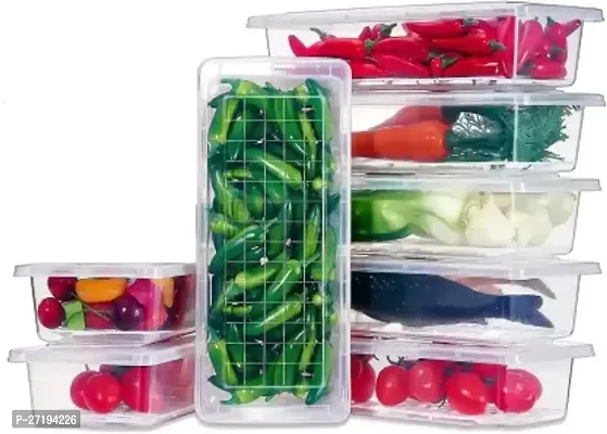 Air Tight Plastic Storage Containers For Kitchen Set Of 8-thumb0