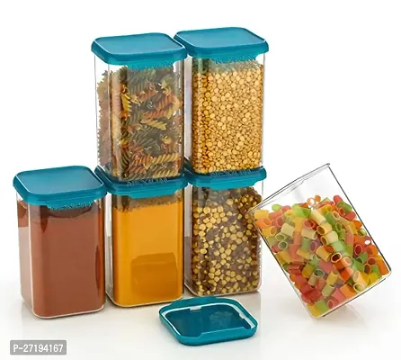 Air Tight Plastic Storage Containers For Kitchen Set Of 6