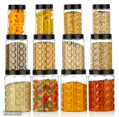 Air Tight Plastic Storage Containers For Kitchen Set Of 12