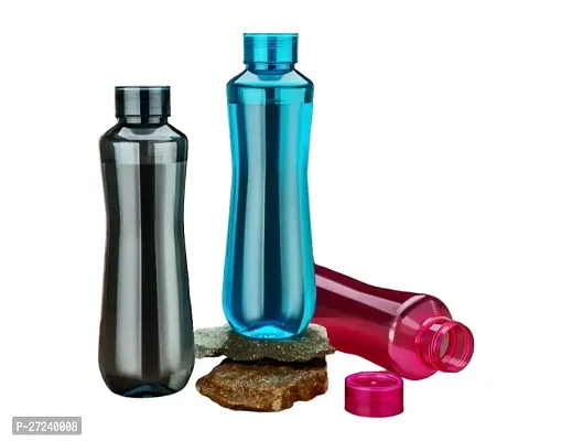 Leakproof BPA Toxic Free Water Bottle Combo Pack of 3-thumb0