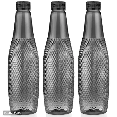 1000  Water Bottles -  1 Litre Each, Set of 3, Black-thumb3