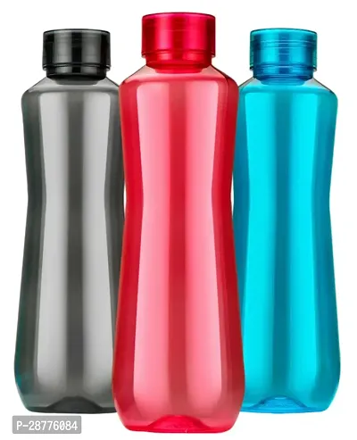 TRENDY 1000ML Water Bottles, 1 Litre Each, Set of 3, Multicolour | BPA Free | Leak Proof | Office Bottle | Gym Bottle | Home | Kitchen | Travel Bottle | Hiking | Treking Bottle | Reusable Bottle