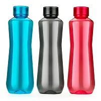TRENDY 1000ML Water Bottles, 1 Litre Each, Set of 3, Multicolour | BPA Free | Leak Proof | Office Bottle | Gym Bottle | Home | Kitchen | Travel Bottle | Hiking | Treking Bottle | Reusable Bottle-thumb2