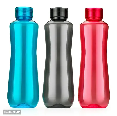 TRENDY 1000ML Water Bottles, 1 Litre Each, Set of 3, Multicolour | BPA Free | Leak Proof | Office Bottle | Gym Bottle | Home | Kitchen | Travel Bottle | Hiking | Treking Bottle | Reusable Bottle-thumb3
