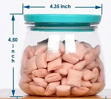 Airtight Container, Plastic Containers for kitchen - 900ml (Pack Of 6)-thumb1