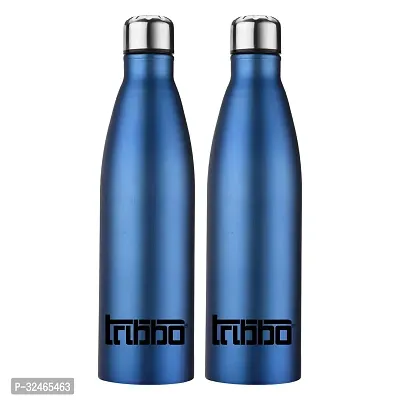 Classy Stainless Steel Water Bottle  Pack of 2-thumb0