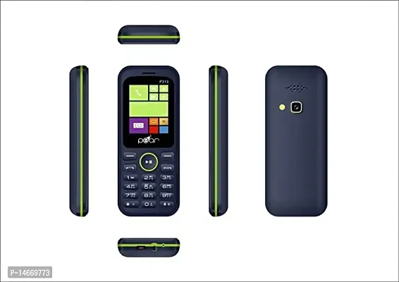 MTR PEAR P313 (Blue) Phone with 1.8 INCH Display,1100 MAH Battery,Contains Many Indian Language,Basic Keypad Phone