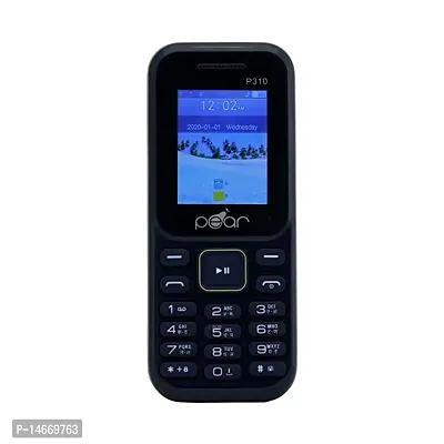 MTR PEAR P310 (Blue) Phone with 1.8 INCH Display,1100 MAH Battery,Contains Many Indian Language,Basic Keypad Phone-thumb0