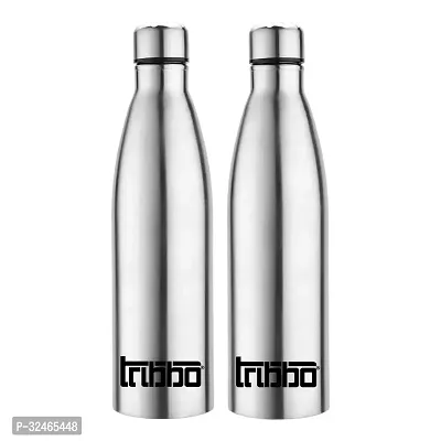 Classy Stainless Steel Water Bottle  Pack of 2-thumb0