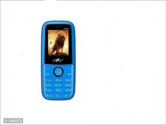 PEAR P5360 (Light Blue) Phone with 1.8 INCH Display,1100 MAH Battery,Contains Many Indian Language,Vibration-thumb0