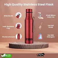 Classy Stainless Steel Water Bottle 1000 ml, Pack of 1-thumb1