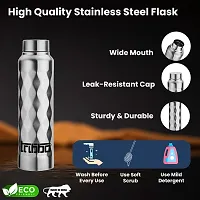 Classy Stainless Steel Water Bottle 1000 ml, Pack of 1-thumb1