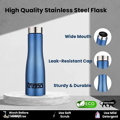 Classy Stainless Steel Water Bottle 1000 ml, Pack of 1-thumb2