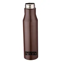 TRIBBO Stainless Steel Water Bottle 1 litre, Water Bottles For Fridge, School,Gym,Home,office,Boys, Girls, Kids, Leak Proof(BROWN,1000 ML,SIPPER CAP, SET OF 1, Model-Diana)-thumb1