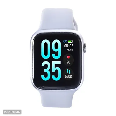 MTR Avatar Big 2.0-2.0 (4.5 cm) AMOLED Display (1000 Nits Brightness), Bluetooth Calling Smart Watch, 100+ Sports Modes, Health Rate, SpO2  Sleep Monitoring, Upto 7 Days Battery Life (Silver)-thumb0