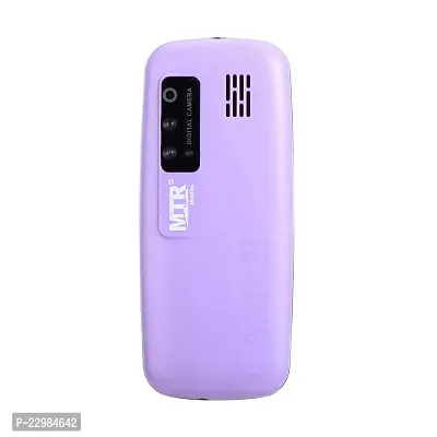 MTR M340(Purple) Phone with 1.77 INCH Display,1100 MAH Battery,Contains Many Indian Language,Vibration-thumb2