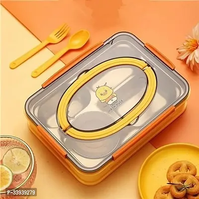 TRIBBO  Lunch Box Thermal Stainless Steel Insulation Box Tableware Set Portable Lunch Containers for Kid Adult Student Children Keep Food Lunch Box for School Office (Ben Duck Lunch Box)