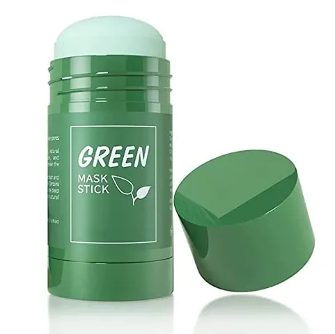 MEETO Green Tea Mask Stick for Face, Blackhead Remover with Green Tea Extract, Green Mask Stick for Face Moisturizing, Dry Skin Face Moisturizer, Pack Of 1