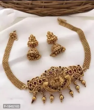 Stylish Brass Jewellery Set For Women