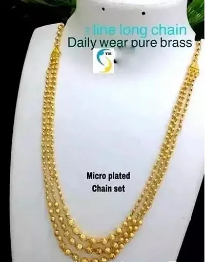 Trendy Designer Gold Plated Necklace