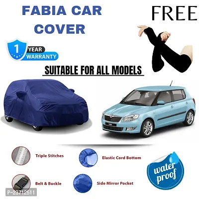 Fabia, Car Cover Waterproof With Triple Stitched Fully Elastic Ultra Surface Body Protection-thumb0