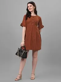 Dresses for Women | Western Dresses for Women | Dress for Women | DressesRound Neck Designer and Regular Western Dress-thumb1