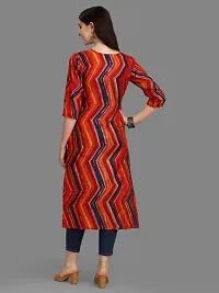 Women's Crepe Printed Straight Kurti Women's Rayon Straight Kurti-thumb4