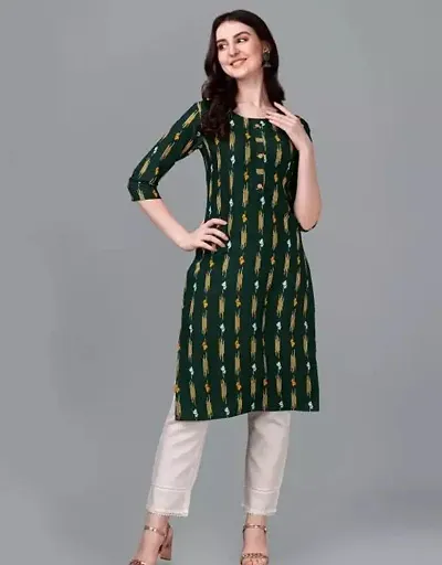 Stylish Crepe Kurti For Women