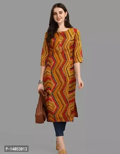 Women Stylish Rayon Straight Kurta-thumb0