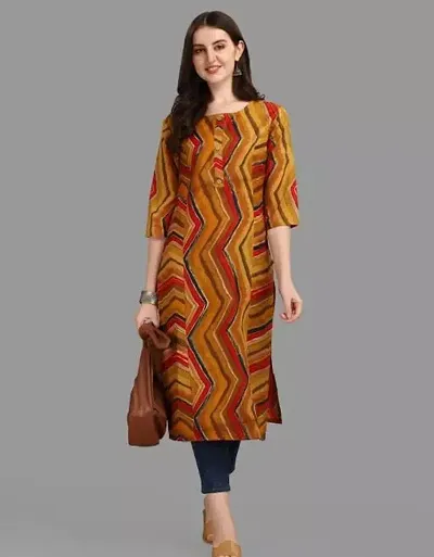 Stylish Fancy Rayon Kurta For Women Pack Of 1