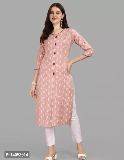 Women Stylish Rayon Straight Kurta