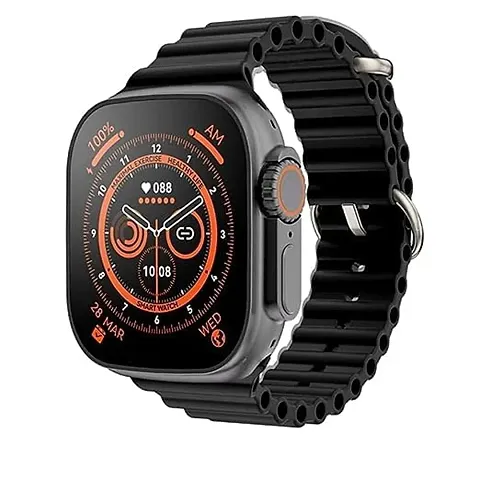 Modern Smart Watch Series 8 Black Unisex